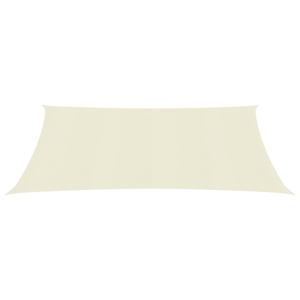 Sunshade Sail 160 g/m² Cream 3x4 m HDPE